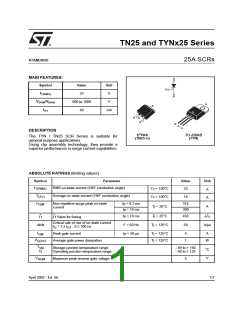 浏览型号TYN825的Datasheet PDF文件第1页