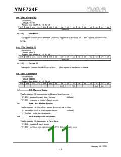 浏览型号YMF724F-V的Datasheet PDF文件第11页
