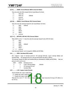 浏览型号YMF724F-V的Datasheet PDF文件第18页