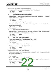 浏览型号YMF724F-V的Datasheet PDF文件第22页