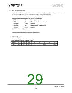浏览型号YMF724F-V的Datasheet PDF文件第29页
