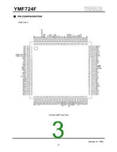 浏览型号YMF724F-V的Datasheet PDF文件第3页