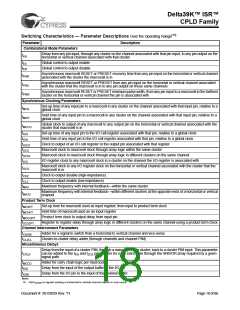 浏览型号CY39100V208-125BBC的Datasheet PDF文件第18页