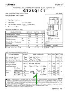 浏览型号GT25Q101的Datasheet PDF文件第1页