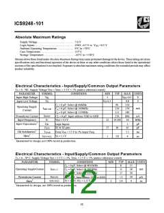 浏览型号ICS9248YG-101-T的Datasheet PDF文件第12页