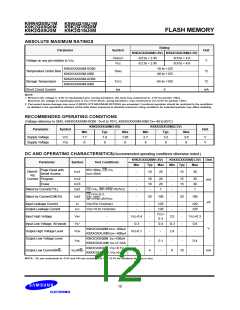 浏览型号K9XXG16UXM-Y的Datasheet PDF文件第12页