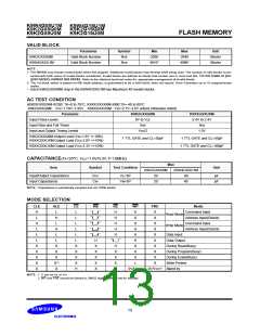 浏览型号K9XXG16UXM-Y的Datasheet PDF文件第13页