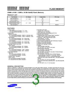 浏览型号K9XXG16UXM-Y的Datasheet PDF文件第3页