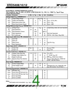 浏览型号XRD5408AIP的Datasheet PDF文件第4页
