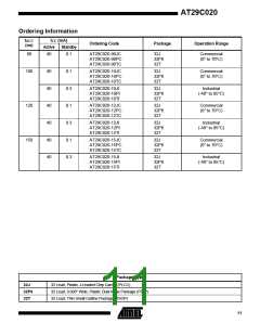 浏览型号29C020的Datasheet PDF文件第11页