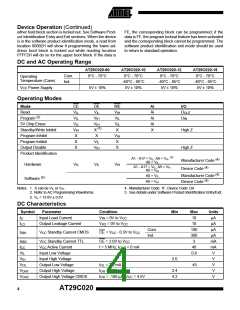浏览型号29C020的Datasheet PDF文件第4页