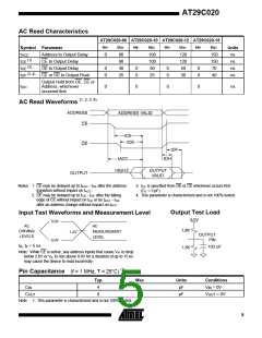浏览型号29C020的Datasheet PDF文件第5页