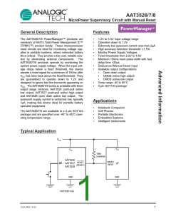 浏览型号AAT3526ICX-293-200-T1的Datasheet PDF文件第1页