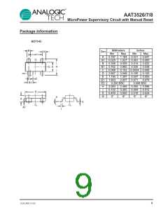 浏览型号AAT3526ICX-293-200-T1的Datasheet PDF文件第9页