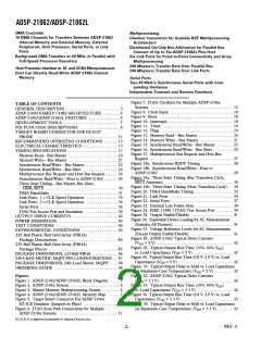 浏览型号ADSP-21062KS-160的Datasheet PDF文件第2页