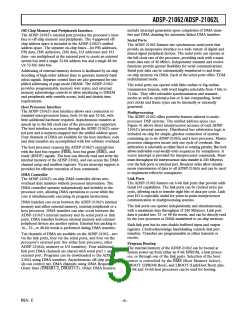 浏览型号ADSP-21062KS-160的Datasheet PDF文件第5页