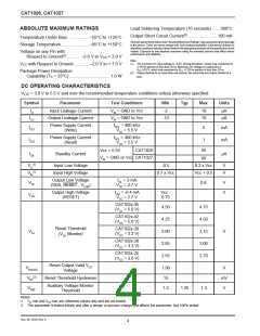 浏览型号CAT1026WI-28TE13的Datasheet PDF文件第4页