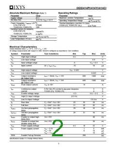 浏览型号IXDD414CI的Datasheet PDF文件第2页