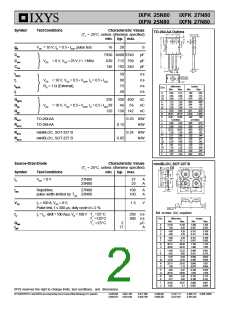 浏览型号IXFK25N80的Datasheet PDF文件第2页
