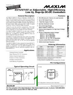 浏览型号MAX770CSA的Datasheet PDF文件第1页