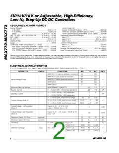 浏览型号MAX770CSA的Datasheet PDF文件第2页