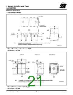浏览型号39SF020的Datasheet PDF文件第21页