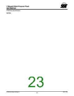 浏览型号39SF020的Datasheet PDF文件第23页
