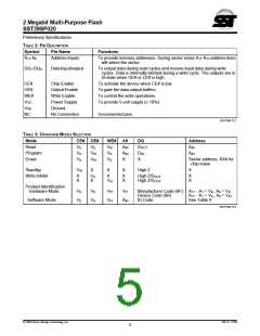 浏览型号39SF020的Datasheet PDF文件第5页