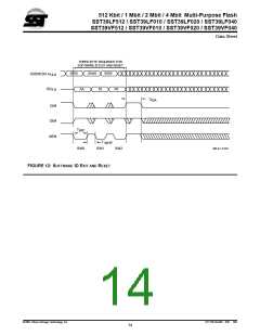 浏览型号39VF040的Datasheet PDF文件第14页