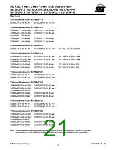 浏览型号39VF040的Datasheet PDF文件第21页