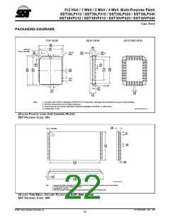 浏览型号39VF040的Datasheet PDF文件第22页