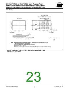 浏览型号39VF040的Datasheet PDF文件第23页