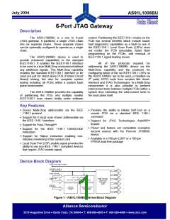 浏览型号AS91L1002U40L100CF的Datasheet PDF文件第1页