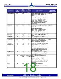 浏览型号AS91L1002U40L100CF的Datasheet PDF文件第18页