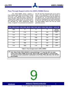 浏览型号AS91L1002U40L100CF的Datasheet PDF文件第9页