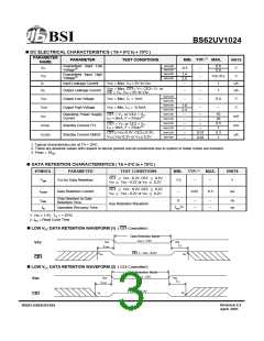 浏览型号BS62UV1024JC的Datasheet PDF文件第3页