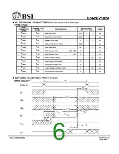 浏览型号BS62UV1024JC的Datasheet PDF文件第6页