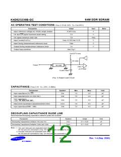 浏览型号K4D623238B-GC/L45的Datasheet PDF文件第12页