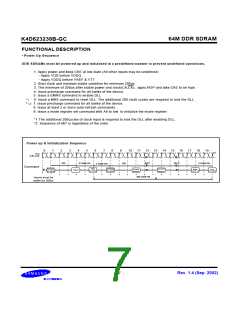 浏览型号K4D623238B-GC/L45的Datasheet PDF文件第7页