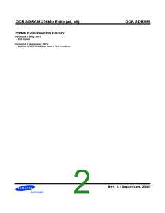 浏览型号K4H560438E-GCCC的Datasheet PDF文件第2页