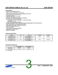 浏览型号K4H560438E-GCCC的Datasheet PDF文件第3页