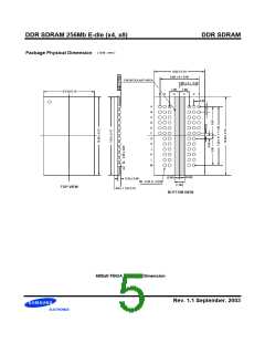 浏览型号K4H560438E-GCCC的Datasheet PDF文件第5页