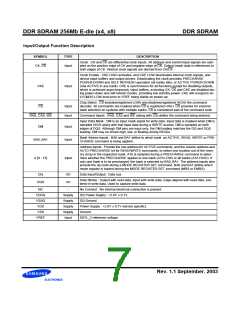 浏览型号K4H560438E-GCCC的Datasheet PDF文件第7页