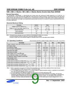 浏览型号K4H560438E-GCCC的Datasheet PDF文件第9页