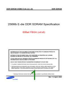 浏览型号K4H560838E-GLA2的Datasheet PDF文件第1页