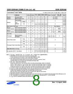 浏览型号K4H560838E-GLA2的Datasheet PDF文件第8页