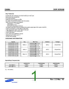 浏览型号K4H561638D-GCB0的Datasheet PDF文件第1页