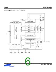 浏览型号K4H561638D-GCB0的Datasheet PDF文件第6页