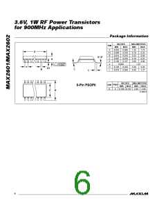 浏览型号MAX2601-MAX2602的Datasheet PDF文件第6页