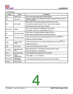 浏览型号A43E06161V-75UF的Datasheet PDF文件第4页